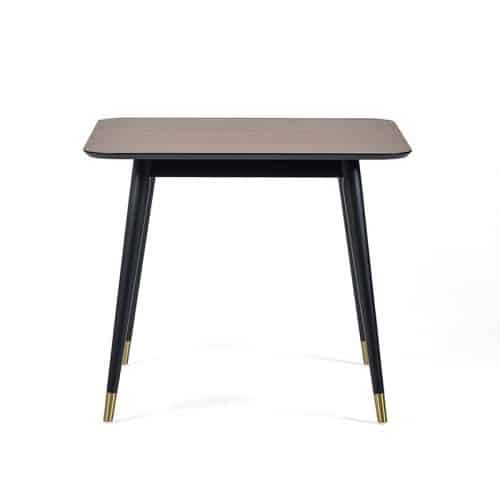 Findlay square dining table & 4 delaunay mustard chairs - Image 4