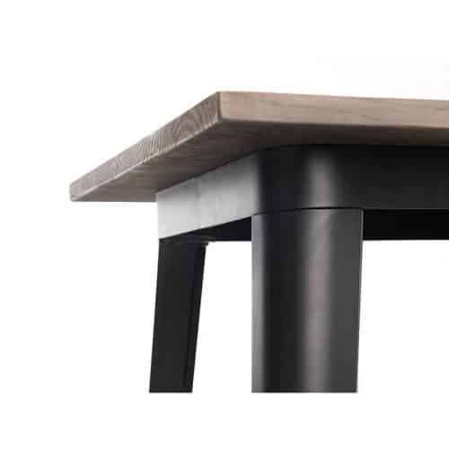 Grafton bar table & 4 luxe blue bar stools - Image 5