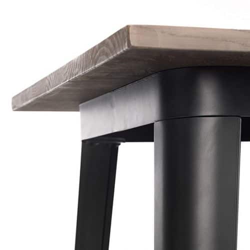 Grafton bar table & 2 luxe blue bar stools - Image 5