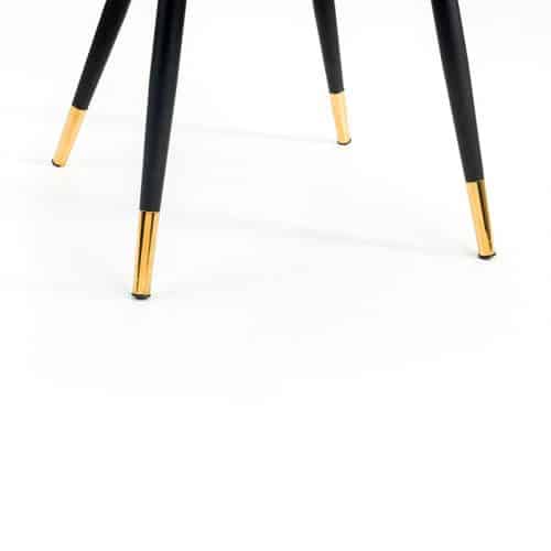 Montero round table & 4 hadid grey dining chairs - Image 13
