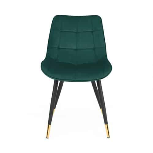 Montero round table & 4 hadid green dining chairs - Image 8