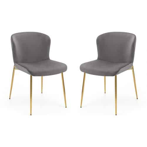 Montero round table & 4 harper grey chairs - Image 9