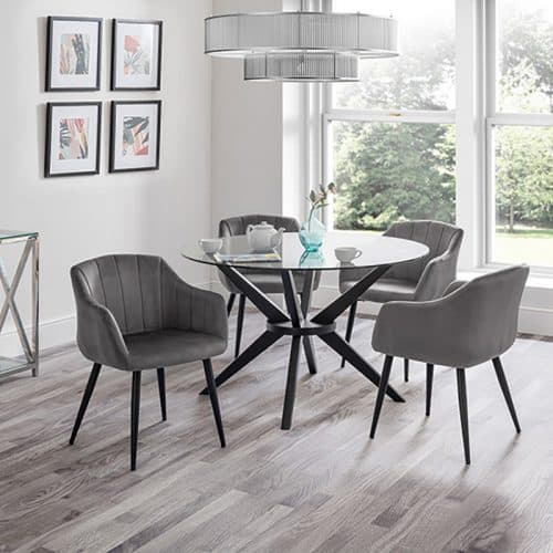 Hayden dining table & 4 hobart chairs