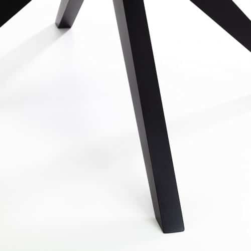 Hayden round glass 120cm table - Image 6