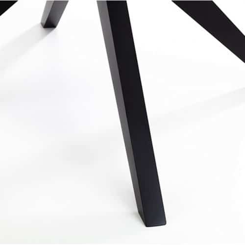Hayden dining table & 4 luxe grey chairs - Image 7