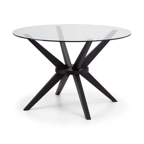 Hayden dining table & 4 luxe grey chairs - Image 4