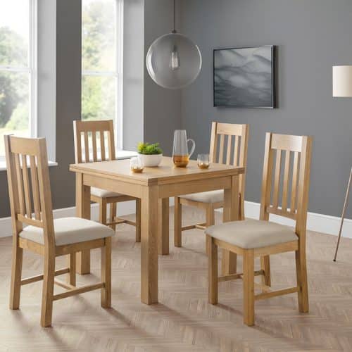 Astoria flip-top dining table & 4 Hereford chairs - Image 11