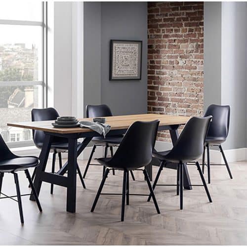 Hockley & Kari black dining set - Image 2