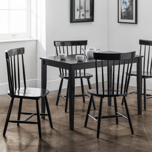 Hudson black dining table - Image 2