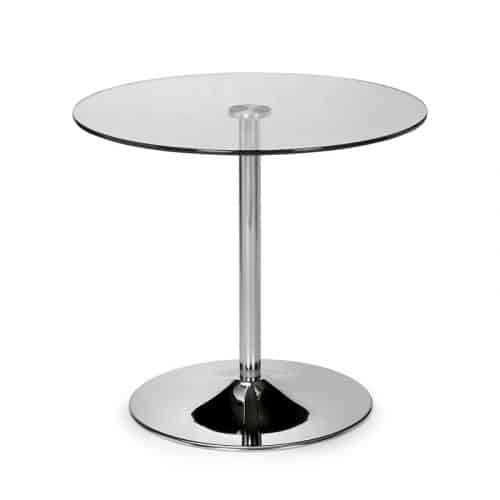 Kudos glass pedestal table
