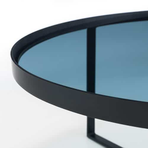 Loft coffee table - smoked glass - Image 5