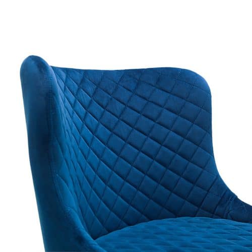 Grafton bar table & 2 luxe blue bar stools - Image 9