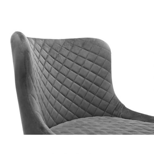 Grafton bar table & 4 luxe grey bar stools - Image 5