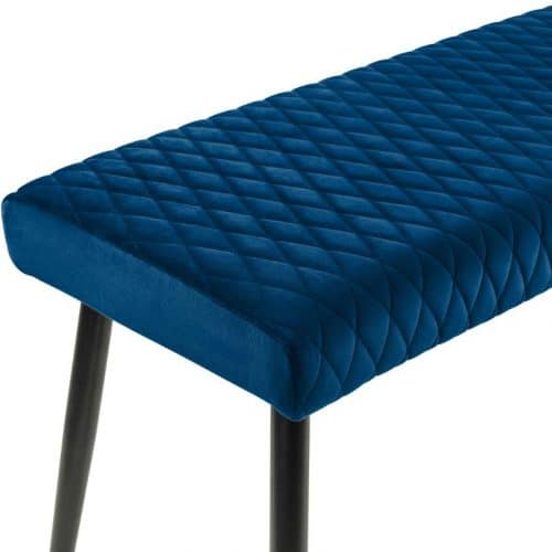 Berwick Dining Table, Luxe Low Blue Bench & 4 Luxe Blue Chairs - Image 11
