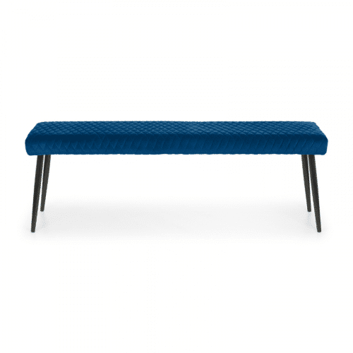Berwick Dining Table, Luxe Low Blue Bench & 4 Luxe Blue Chairs - Image 10