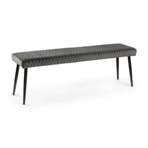Berwick Dining Table & 2 Luxe Low Grey Benches - Image 8
