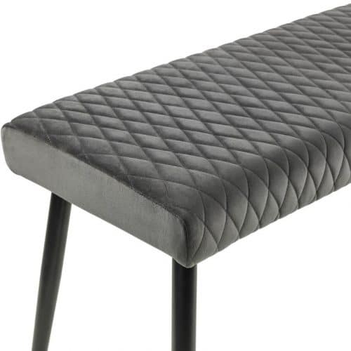 Berwick Dining Table & 2 Luxe Low Grey Benches - Image 10