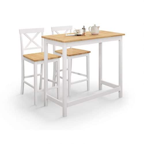 Marlow bar set - Oak & Ivory