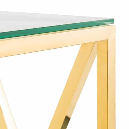 Miami Console Table - Gold - Image 4
