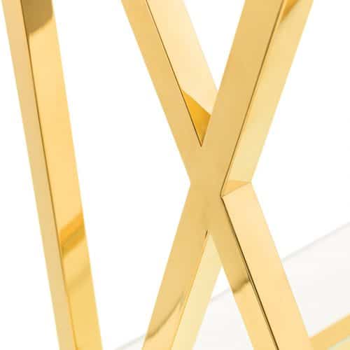 Miami Console Table - Gold - Image 6