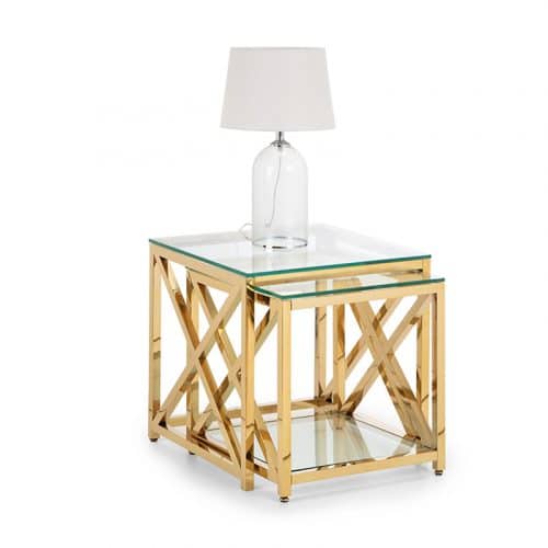 Miami nest of tables - gold - Image 3