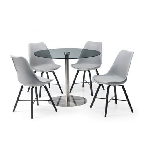Milan & Kari grey dining set