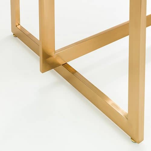 Minori dining table & 6 lorenzo blue dining chairs - Image 7
