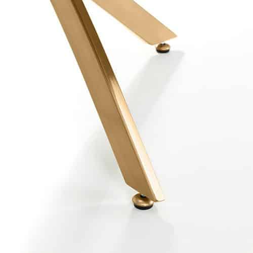 Montero round table & 4 hadid grey dining chairs - Image 7