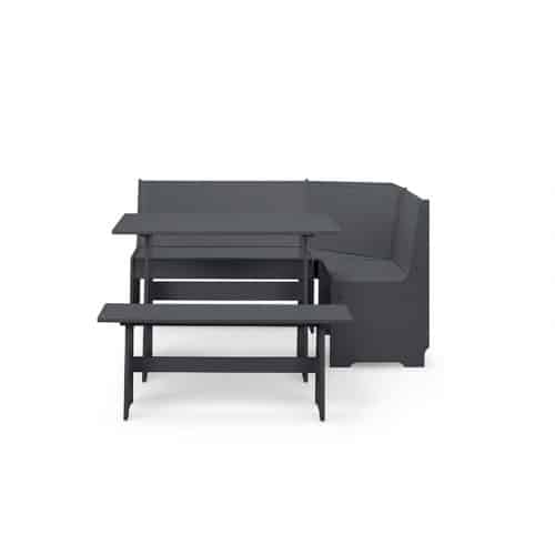 Newport corner dining set - anthracite - Image 5