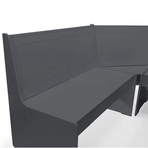 Newport corner dining set - anthracite - Image 8