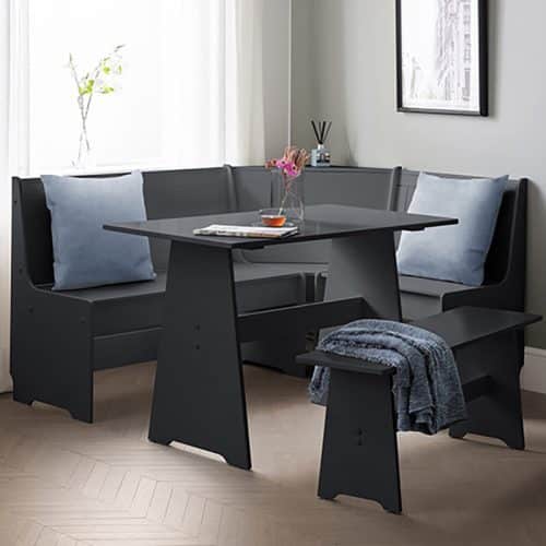 Newport corner dining set - anthracite - Image 4