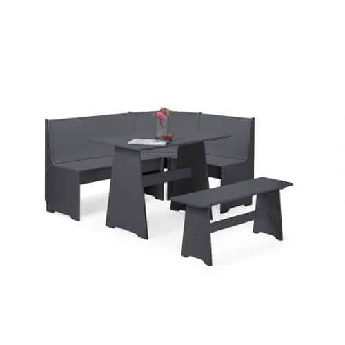 Newport corner dining set - anthracite