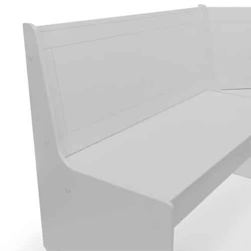 Newport corner dining set, dove grey - Image 6