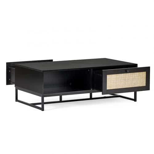 Padstow coffee table - black