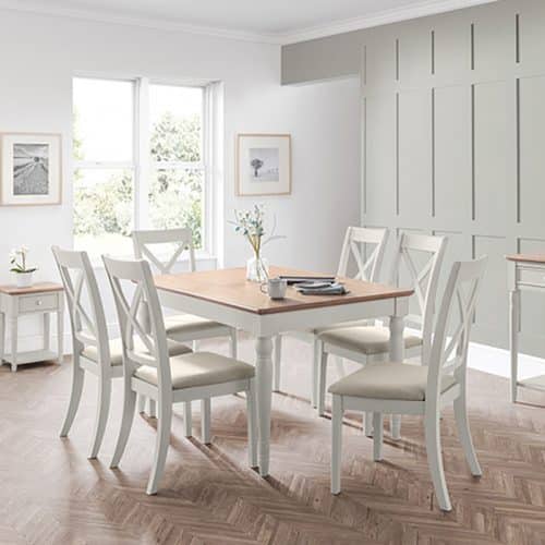 Provence dining set (table & 6 chairs) - Image 3