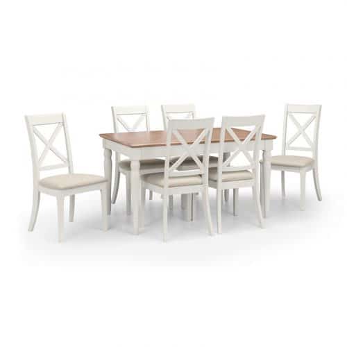 Provence dining set (table & 6 chairs) - Image 4