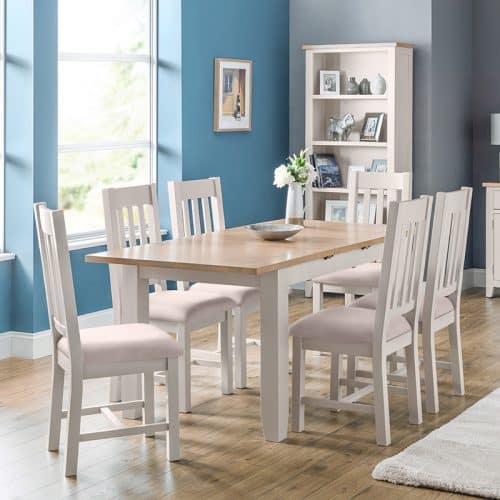 Richmond extending dining table - elephant grey - Image 2