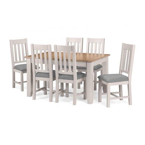 Richmond extending dining table - elephant grey - Image 3