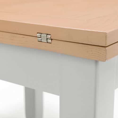 Richmond flip-top dining table - elephant grey - Image 4