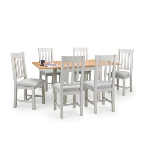 Richmond flip-top dining table - elephant grey - Image 7