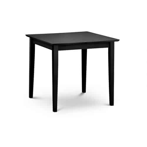 Rufford dining table & 4 coast chairs - black - Image 4