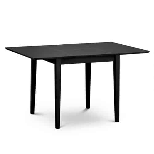 Rufford extending dining table - black