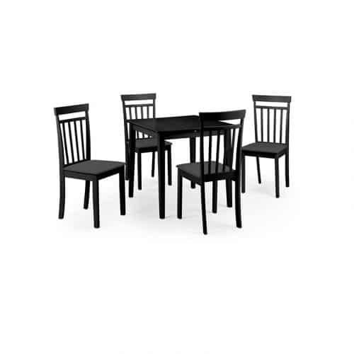 Rufford extending dining table - black - Image 6