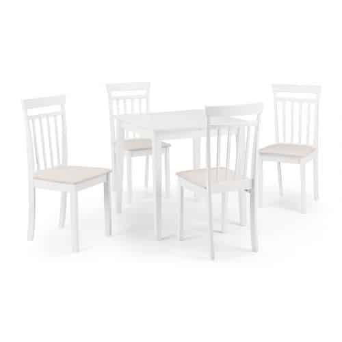 Rufford extending dining table - white - Image 5
