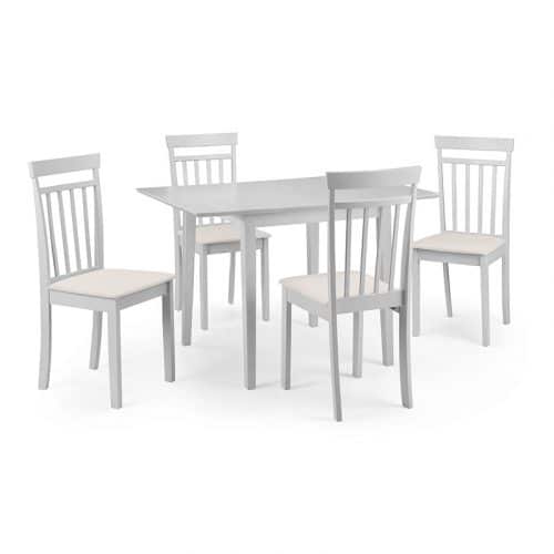 Rufford extending dining table - grey - Image 5