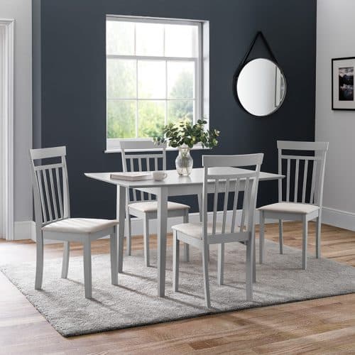 Rufford extending dining table - grey - Image 3