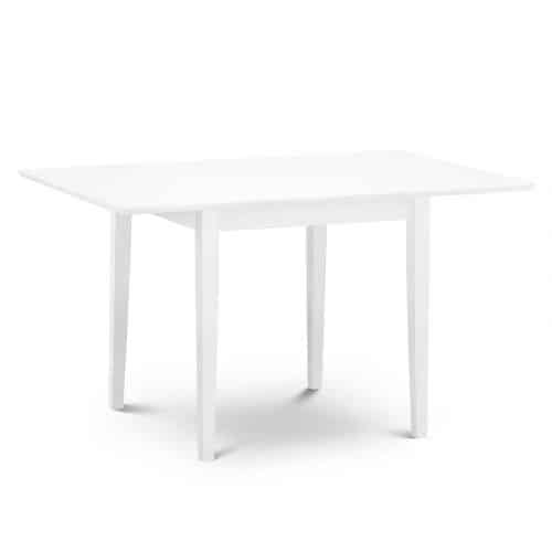 Rufford extending dining table - white