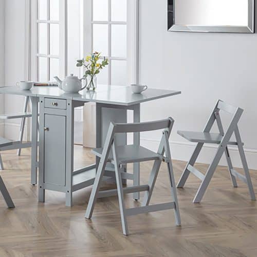 Savoy dining set - light grey - Image 2