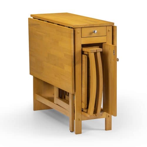 Savoy dining set - light oak finish - Image 7