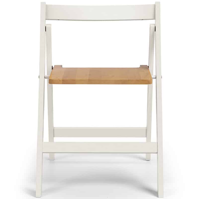 Savoy dining set - white / natural finish - Image 4